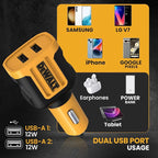 Heavy Duty 24W USB Car Charger Adapter, Cigarette Lighter Adapter USBA Charger, Fast Charging Car Lighter USB Adapters, Cell Phone Automobile Chargers for iPhone, Samsung Galaxy, iPad