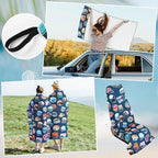 Car Seat Towel Covers Christmas Car Accessories Gifts Athletic Running Towel Performance Microfiber Post Workout Sweat Washable Cover Non Slip for Seat Outdoor Sport (National Park)