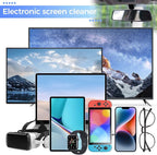 Car Screen Cleaner, Laptop Spray with Microfiber Cloth for LCD LED Electronic Device Monitor Glasses (200ml*2)