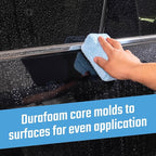 Premium Grade Microfiber Applicator Pads - 2 Pack - Ultra-Soft Foam Core Detailing Pads for Wax, Sealant, Dressing, Interior & Exterior Car Care (MIC_292_02)