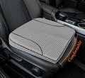 Premium Car Seat Cushion, Memory Foam Driver Seat Cushion to Improve Driving View- Coccyx & Lower Back Pain Relief - Seat Cushion for Car, Truck, Office Chair (4D Mesh Gray)