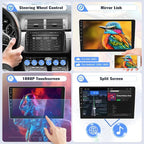 2G+64G Android Car Stereo for Hyundai Elantra 2011 2012 2013 with Wireless CarPlay Android Auto Mirror Link 9 Inch Touchscreen Bluetooth GPS Navigation WiFi FM Backup Camera MIC