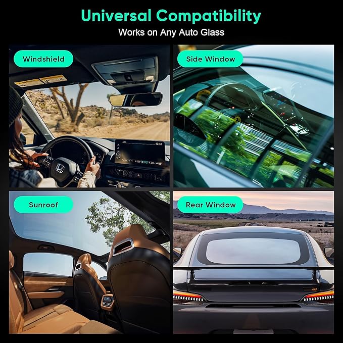 Windshield Chip Repair Kit - 2026 Upgrade Glass Repair Kit, Car Windshield Crack Repair Kit for Fix Windows, Mirrors, Glasses, All Crack Types