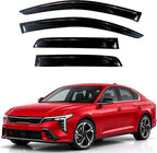 KPY Rain Guards Fit for 2025-2026 Kia K4, Out-Channel Window Visors Vent Wind Deflectors 4PC, Car Accessories for 25-26 K4