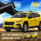Extra Durable Window Deflectors Tape-On Window Visors Rain Guards Fit for Subaru XV Crosstrek 2024-2026, Sun Visors, Wind Vent for Shades, Exterior Car Accessories - 4 pcs. AG0985