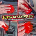 Demon Slime 5.6 Oz - Car Interior Cleaner Gel | Putty Removes Dust & Dirt - for Detailing, Cleaning Vents, Cup Holders, Keyboards, Offices | Hot Cherry Scent (Pack of 4)