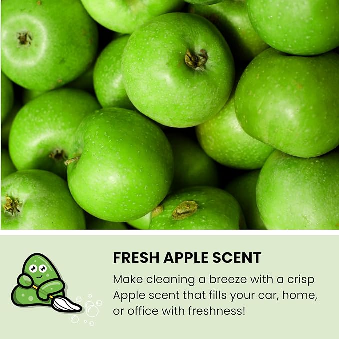 Car Cleaning Gel Putty - 3 Pack Apple Scented Interior Detailing Tool for Cup Holder, Air Vent & Keyboard - Reusable Auto Detailing Accessories - Dust Remover Goop - Gifts for Men Women