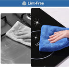 Microfiber Cleaning Cloths 18 Packs, 11.8" x 11.8" Blue Reusable Kitchen Towels, Lint-Free Cleaning Rags, Super Absorbent Cleaning Cloths for Kitchen, Car, and Household Cleaning