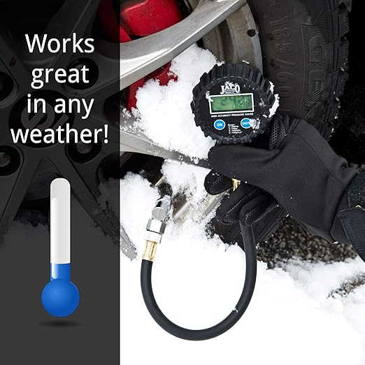 ElitePro Digital Tire Pressure Gauge - Professional Accuracy - 200 PSI