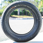 Set of 4 (FOUR) Ecosa All-Season Passenger Car Touring Radial Tires-195/65R15 195/65/15 195/65-15 91H Load Range SL 4-Ply BSW Black Side Wall UTQG 400AA