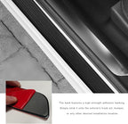 4 PCS Car Door Sill Protector, Anti-Scratch Automotive Threshold Protective Strip, Waterproof Door Edge Guards Step Shield Cover for Sedans Trucks SUVs, Car Accessories (Black)