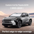 Windshield Sunshade Compatible for Toyota bZ4X 2023 2024 2025, Sun Visor for Front Windshield & Window Sun Shade Cover, UV Heat Blocker & Protector, Car Accessories