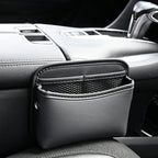 Car Side Phone Pocket Organizer, PU Leather Car Console Organizer Pocket, Multifunctional Console Side Organizer Bag Suitable for Storing Mobile Phones Keys and Wallets