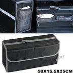 Car Trunk Organizer,Soft Felt Car Bag Organizer 20x6.11x10 inch Folding,for Honda CRV Civic Accord Ford Focus Fusion Toyota RAV4 Jeep SUV/Truck/Sedan/Van