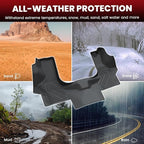 Floor Mats for Chevrolet Chevy Express/GMC Savana 1500/2500/3500 2003-2026, All Weather TPE Custom Fit Floor Mats for Cars, Front Row Floor Liners for Express Accessories, 1 PCS