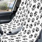 Car Seat Towel Covers with Storage Bag, 63 x 32 Inch Universal Non Slip Waterproof Sweat Protector for Car Truck, Gym Swimming Running, Machine Washable(2 Pack,Dog Footprints)