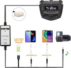 Car Audio AUX Input Adapter with Charge Cable for Honda Accord 2003-2011, Civic 2006-2010, Pilot 2006-2011, Odyssey 2005-2010, Acura CSX 2006-2011, MDX 2005-2006