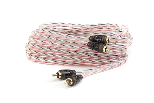 Bassik 4 Gauge Complete Amplifier Installation Amp Wiring Kit with RCA