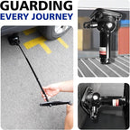 2 Ton Spiral Car Jack with Telescoping Handle - Swivel Top Mechanical Bottle Jack, 7.08"-15.35" Lift, Compact Fit for Toyota/Chevy Trucks