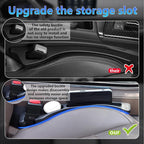 【Compatible with Honda Pilot】 Seat Gap Filler,No Drop Seat Guard Compatible with Honda Pilot,Drop Seat Guards for Cars(2Pcs),Emergency Keychain Car Escape Tool(2Pcs)