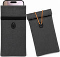 Faraday Bags for Phones and Car Keys, 2-Pack Go Dark Bags Signal Blocking Pouch for Privacy Protection, Blocks GPS WiFi Bluetooth RFID NFC, Fits Most Smartphones Gray