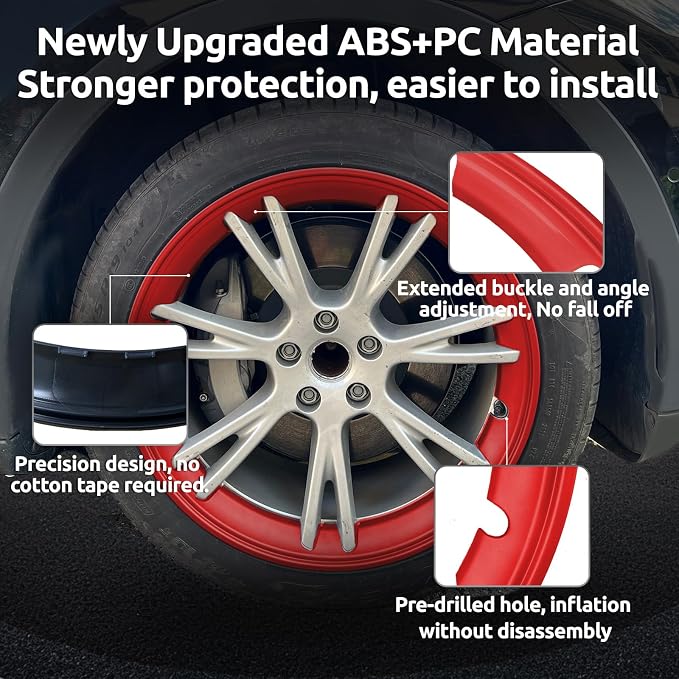 Wheel Rim Protector for Tesla Model Y Gemini 19 inch Apollo Wheels 2020-2024 Model Y Accessories All-in-one Car Tire Trim Rings Rim Case Hubcaps Wheel Cover