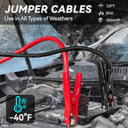 Car Emergency Kit with Jumper Cable, First Aid Kit, Winter Travel Assistance with Detachable Snow Shovel, Safety Emergency Kit for Cars, Trucks