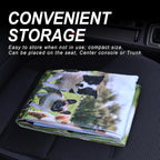 Car Seat Cover Protector Front Seats,for Gym Workout,Running,Swimming,Beach and Hiking,Waterproof Sweat Towel Bucket Seat Covers for Cars SUV Trucks (Dog Print, 1Pcs)