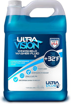 UltraVision Windshield Washer Fluid, Ready-to-Use Pre-Mixed Formula, Streak-Free Cleaning for Crystal-Clear Visibility, All-Weather Performance, +32°F, 1 Gallon