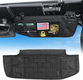 Sun Visor Organizer Compatible with 2018-2026 Wrangler JL & Gladiator JT Passenger's Side, Front Tactical Visor Storage Cover Molle Webbing Visor Storage Holder Pouch, Multi-Pocket Net Zipper