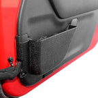 for Wrangler JK Front Door Pockets Storage for Jeep Wrangler JK JKU Sport X Sahara Rubicon 2011-2017 Black Accessories 2pcs