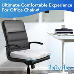 Car Seat Cushion, Car Seat Pillow, Automotive Cushion | Memory Foam Car Seat Cushion for Long Driving, Butt Pillow for Pain Relief, Driver Seat Cushion for Car, Truck, Office, Gray