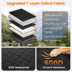 Dog Seat Cover for Back Seat, Hard Bottom Car Seat Cover for Dogs | Back Seat Extender Holds 500 lbs, Waterproof Back Seat Pet Cover for Dogs, Dog Hammock Travel Accessories for Car,SUV,Truck