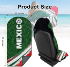 Car Seat Cover Towel, Universal Fit Front Seat 57 x 30 Inch Non Slip Soft Waterproof Absorbent instantly Sweat Protector, for Gym Workout, Swimming, Beach, Soccer, Pet travel (Mexico Soccer Style)