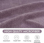 Dog Towels Super Absorbent Microfiber for Small, Medium Dog Drying Towel for Drying Dogs Soft Pet Bath Towels and Cats with Embroidered Paw Pure+Grey 20inchx36inch