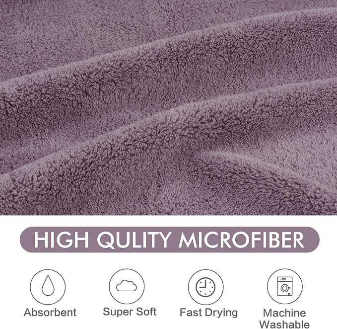 Dog Towels Super Absorbent Microfiber for Small, Medium Dog Drying Towel for Drying Dogs Soft Pet Bath Towels and Cats with Embroidered Paw Pure+Grey 20inchx36inch