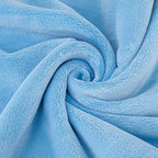 Super Absorbent Microfiber Car Drying Towel, Scratch-Free, Streak-Free, Lint-Free, 36" L x 25" W, Blue (Pack of 2)