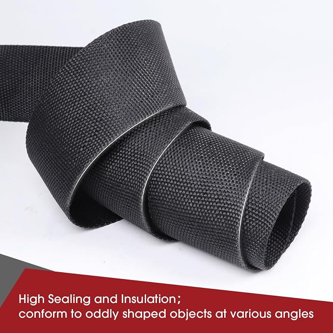 Heat Shrink Braided Sleeving, 2:1 Ratio Shrinkable Fabric Tubing Sleeve Abrasion Protection Cable Wire Sheath (1-1/8"-15ft)
