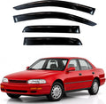 KPY Rain Guards Fit for 1992-1996 Toyota Camry, Out-Channel Window Visors Vent Wind Deflectors 4PC, Car Accessories for 92-96 Camry