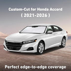 Windshield Sunshade Compatible for Honda Accord 2018-2020 2021 2022, Sun Visor for Front Windshield & Window Sun Shade Cover, UV Heat Blocker & Protector, Car Accessories