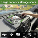 Magnetic Phone Mount Holder for 2023-2026 Ford F250 F350 F450 Super Duty(Without Center Dashboard Speaker) Dash Cell Phone Cradles Adjustable Phone Stand Accessories for 2023+ F250-F450