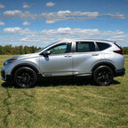 in-Channel Window Visor for 2017-2022 Honda CRV CR-V Rain Guards | Window Deflectors, Vent Visors, Dark Smoke, Window Tinted, Sun Shade