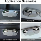 KINIVA Sunglass Clip & Holder, Magnetic Glasses Case for Car Organizer