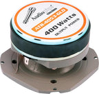 Heavy Duty Super Tweeter (ATR-4053-GLD), 400 Watts, Die Cast Aluminum Frame, Candy Gold, Diamond Chrome Cutting Fnish, 1.5” Kapton Voice Coil, 4-8 Ohms