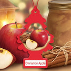 Car Air Freshener | Hanging Tree Provides Long Lasting Scent for Auto and Home | 24 Air Fresheners |Cinnamon Apple