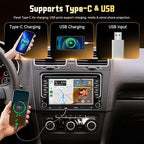 7' IPS Screen Car Radio for VW Jetta Tiguan Golf Passat MK5 MK6 T5 EOS Polo | 5Ghz WiFi,Android 15 4G+128G Radio Car Stereo with Wireless Carplay Android Auto,Type-C USB,5.0 Bluetooth 32EQ,FM/RDS,GPS