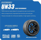 Set of 2 (Two) UN33 235/45R18 94W High Performance All Season Passenger Tire 235/45/18 HP Radial Mud Snow Car Tires -Includes Three-year Road Hazard Warranty (Tire Only)