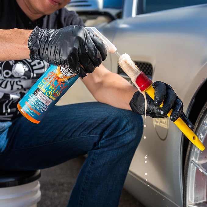 CLD10516 Sticky Citrus Wheel Cleaner Gel, (Safe For All Wheel Types) Works on Cars, Trucks, SUVs, Motorcycles, RVs & More, 16 fl oz