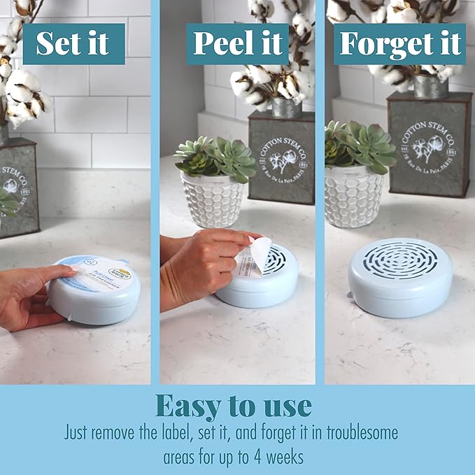 Solid Air Freshener Pure Linen, Pack of 2, 8-Ounces Each