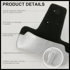 Sunglass Holder for Car Visor, Car Sunglasses Holder Leather, Eyeglasses Holder Glasses Storage Case Visor Accessories